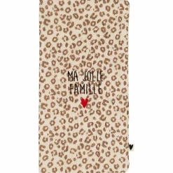 Protège livret de famille Gaze Léopard (personnalisable)