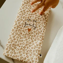 Protège livret de famille Gaze Léopard (personnalisable)