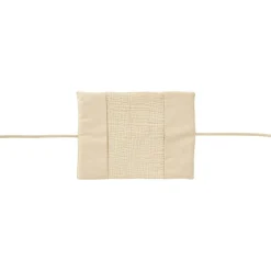 Protège-carnet de santé gaze de coton Biscuit