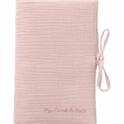 Protège-carnet de santé gaze de coton pétale