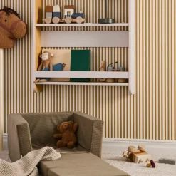 Présentoir à livres Star Gris-Moutarde