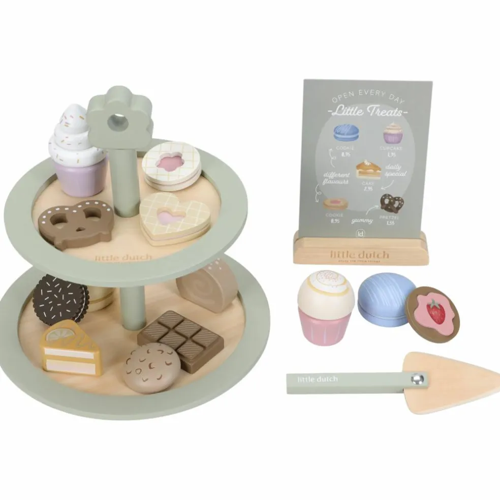 Présentoir à pâtisseries en bois