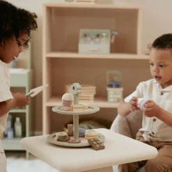 Présentoir à pâtisseries en bois