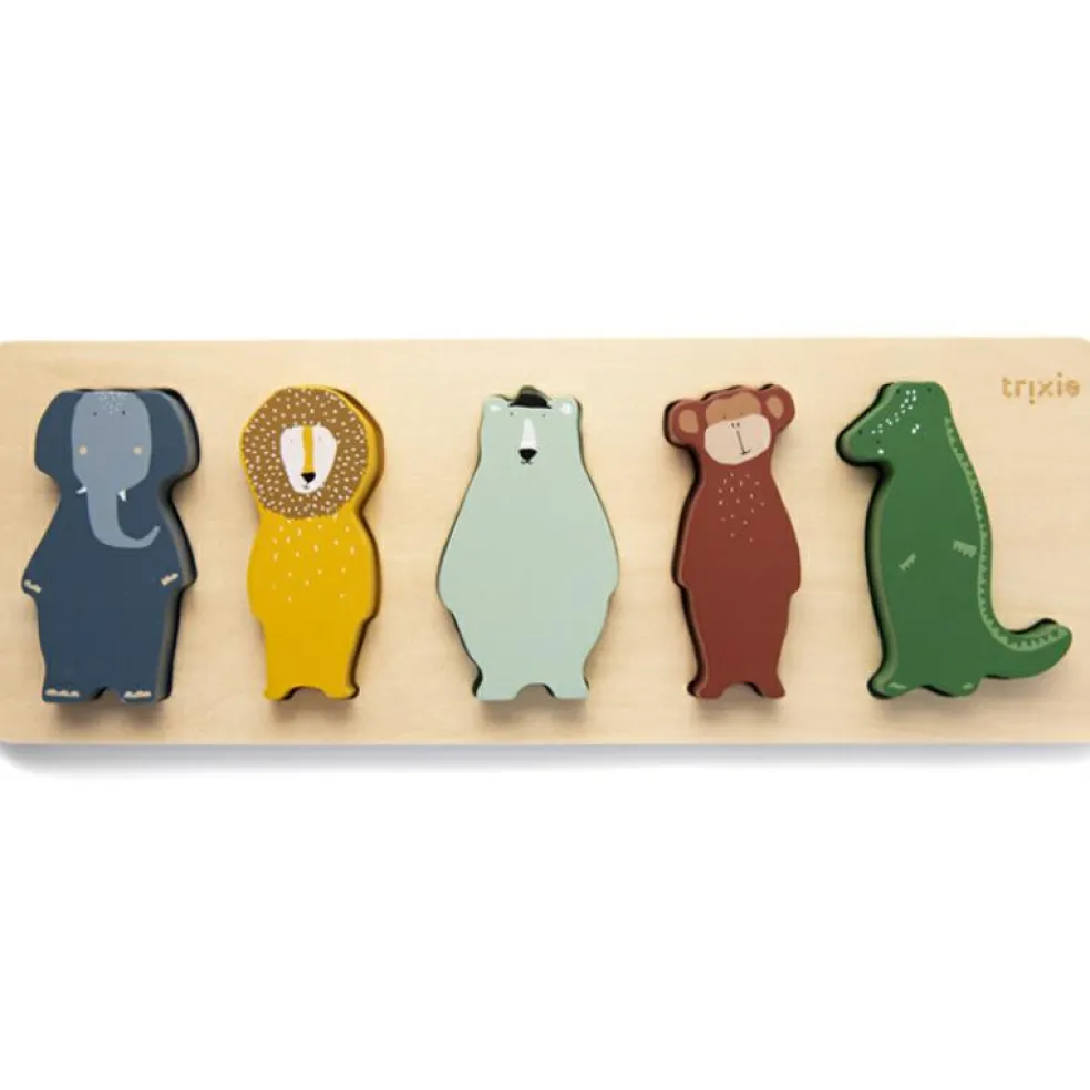 Puzzle à encastrement en bois Animaux