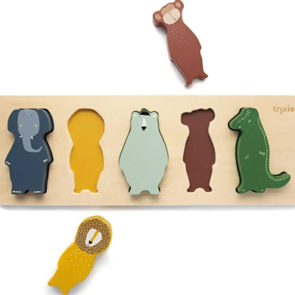 Puzzle à encastrement en bois Animaux