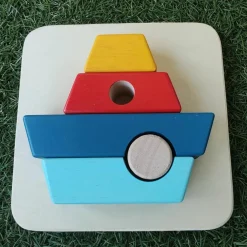 Puzzle à encastrer Bateau (5 pièces)