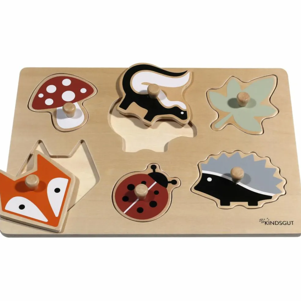 Puzzle à encastrer Forêt (7 pièces)