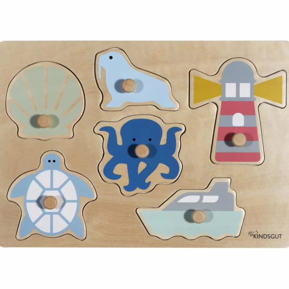 Puzzle à encastrer Océan (7 pièces)