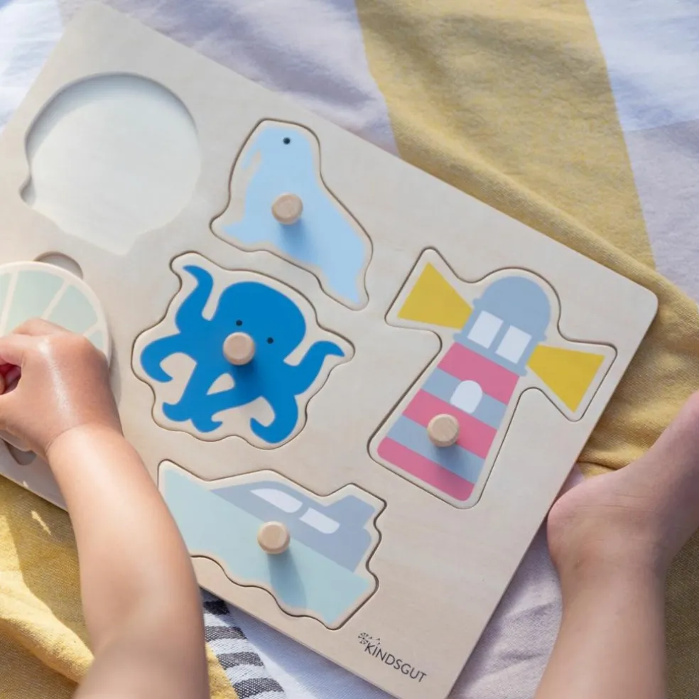 Puzzle à encastrer Océan (7 pièces)