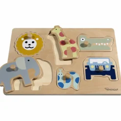 Puzzle à encastrer Safari (7 pièces)