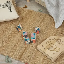 Puzzle cubes en bois Animaux WWF (6 cubes)