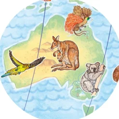 Puzzle d'observation avec livret Les animaux du monde (100 pièces)