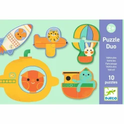 Puzzle Duo Véhicules (12 puzzles)