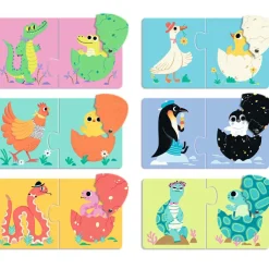Puzzle duo-trio Articulo Les œufs rigolos (12 pièces)