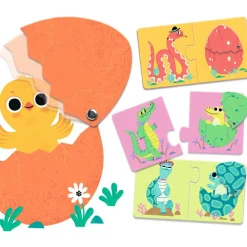 Puzzle duo-trio Articulo Les œufs rigolos (12 pièces)