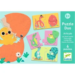 Puzzle duo-trio Articulo Les œufs rigolos (12 pièces)