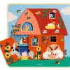 Puzzle en bois 3 niveaux Chez Moo