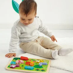 Puzzle en bois Chunky Le jardin (8 pièces)