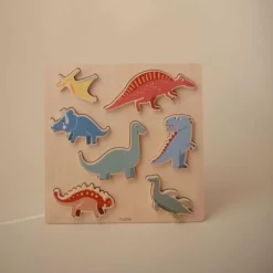 Puzzle en bois Dino (7 pièces)