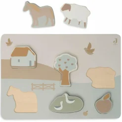 Puzzle en bois Farm (6 pièces)