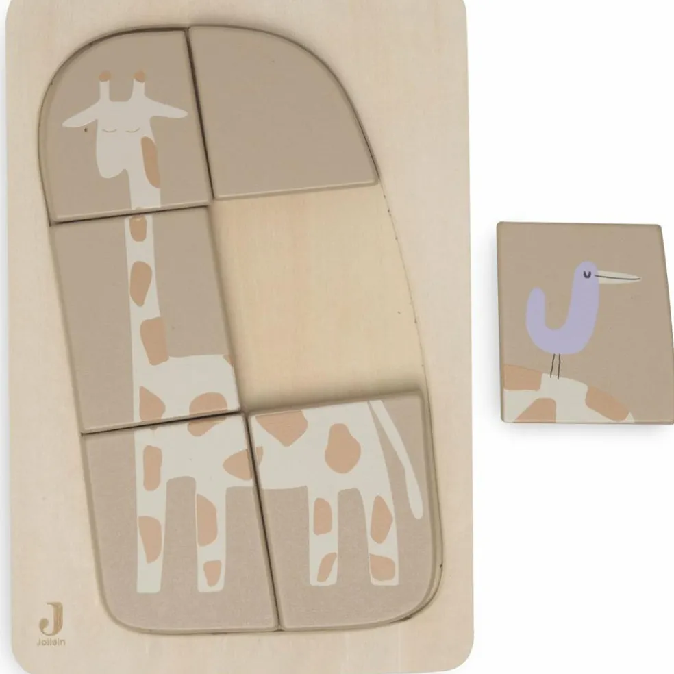 Puzzle en bois Jungle Jambo Giraffe (6 pièces)