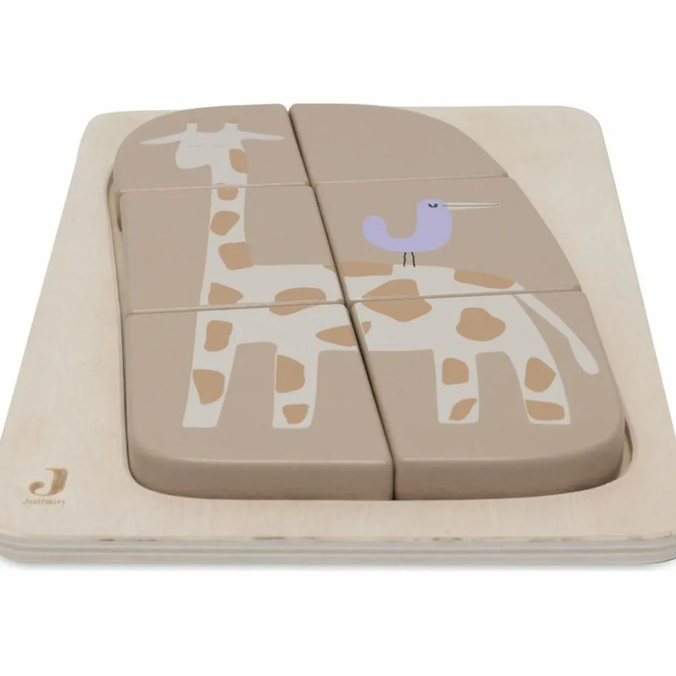Puzzle en bois Jungle Jambo Giraffe (6 pièces)