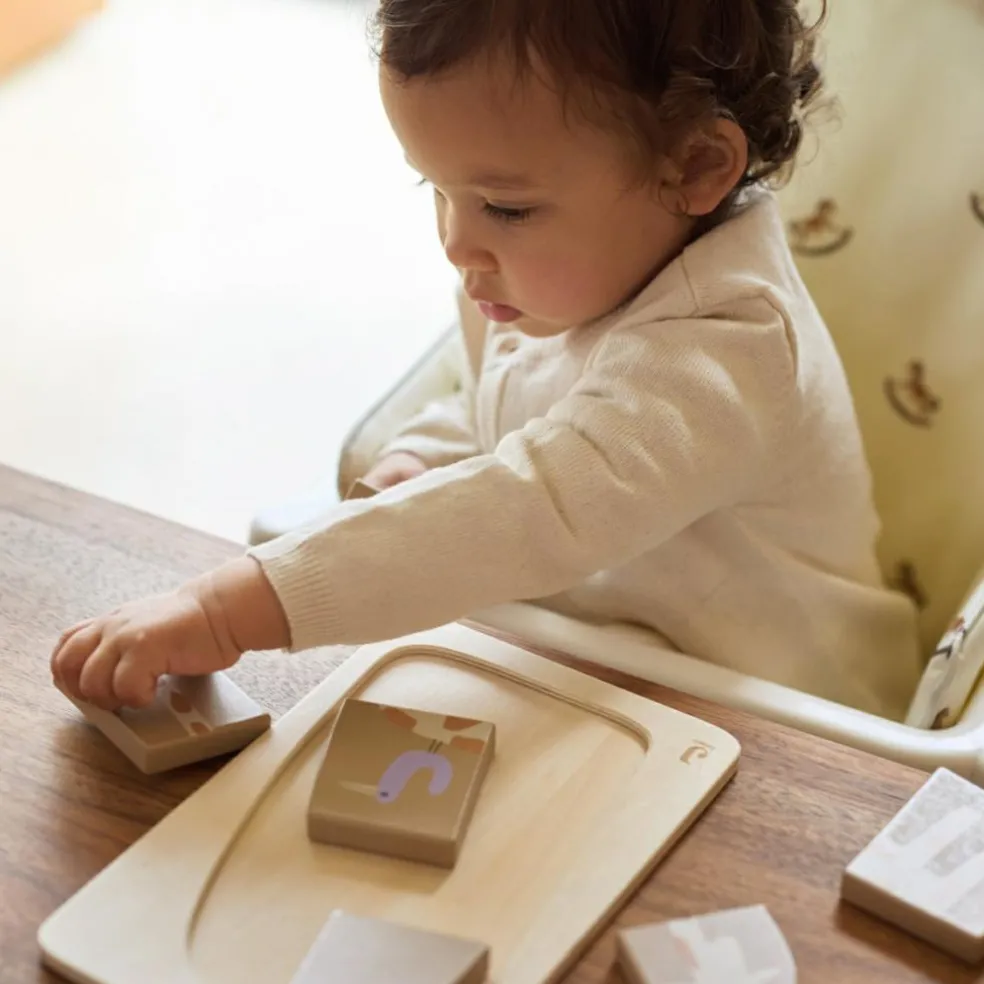 Puzzle en bois Jungle Jambo Giraffe (6 pièces)