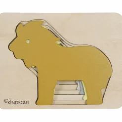 Puzzle en bois Lion (6 pièces)