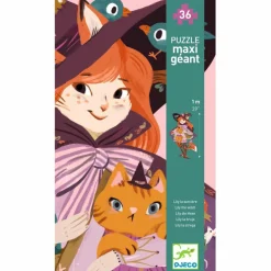 Puzzle géant Lily la sorcière (36 pcs et 1 miniature)