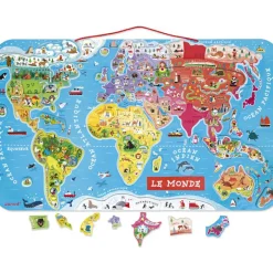 Puzzle mural magnétique Le monde