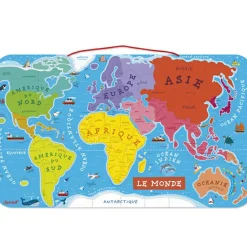 Puzzle mural magnétique Le monde