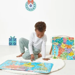 Puzzle mural magnétique Le monde