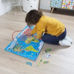 Puzzle mural magnétique Le monde