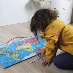 Puzzle mural magnétique Le monde
