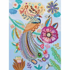 Puzzle pailleté Wizzy L'oiseau étincelant (50 pièces)