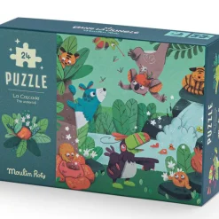 Puzzle phosphorescent La cascade Dans la jungle (24 pièces)