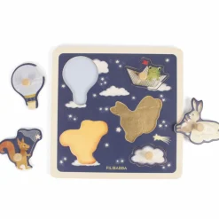 Puzzle sensoriel en bois Little Adventurers
