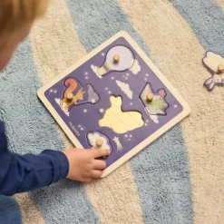 Puzzle sensoriel en bois Little Adventurers