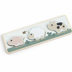 Puzzle sensoriel Tiny farm Multicolore