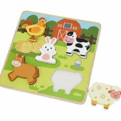 Puzzle tactile Ferme (5 pièces)