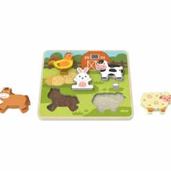 Puzzle tactile Ferme (5 pièces)