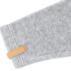 Pyjama chaud Babou & Kendi en velours gris (3 mois)