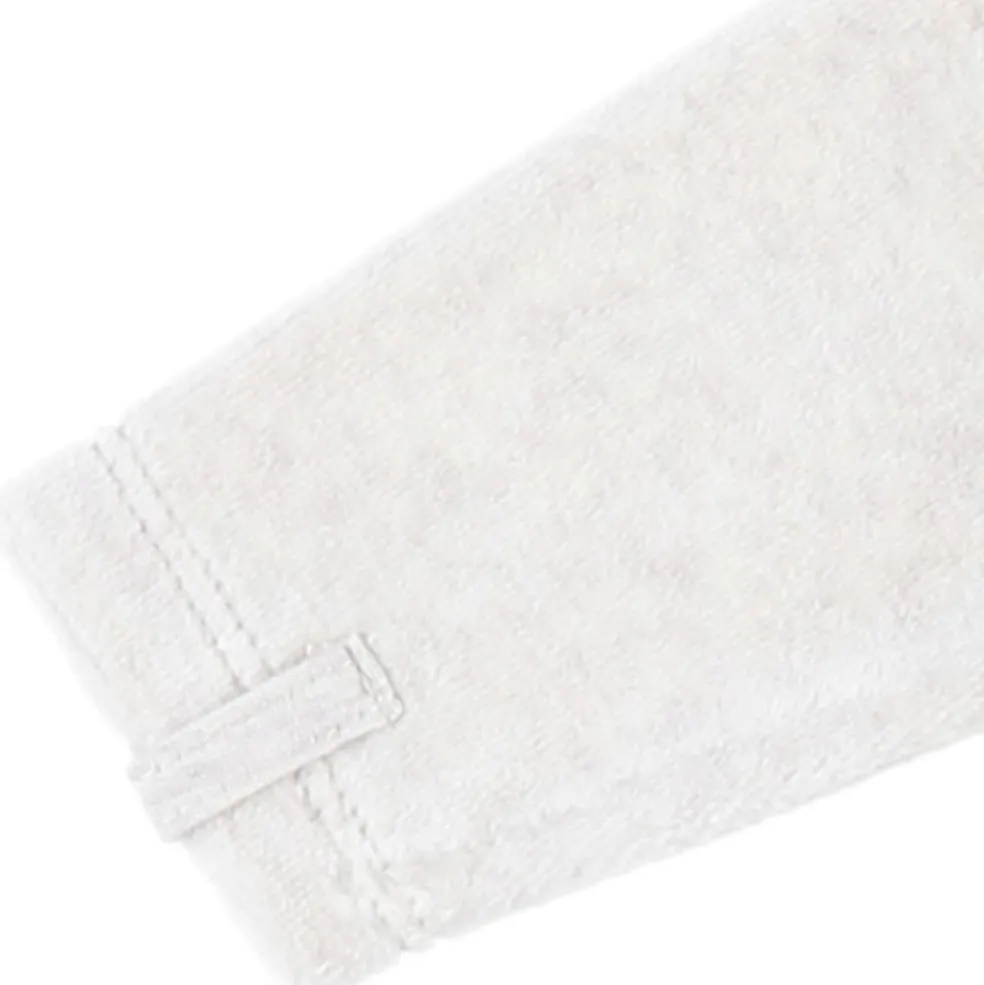 Pyjama chaud en velours Lapin écru (prématuré)