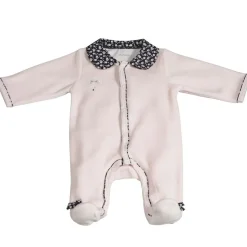 Pyjama chaud Miss Fleur de Lune rose (1 mois)
