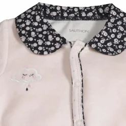 Pyjama chaud Miss Fleur de Lune rose (1 mois)