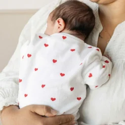 Pyjama Cœurs Rouges (1 mois)