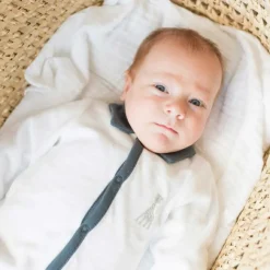 Pyjama en velours blanc Sophie la girafe (3 mois)