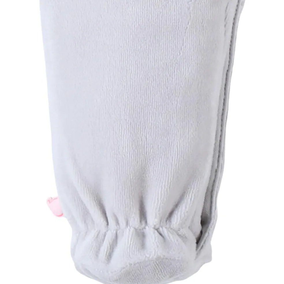 Pyjama en velours gris ours (6 mois)