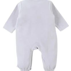 Pyjama en velours gris ours (12 mois)