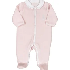 Pyjama en velours rose Sophie la girafe (naissance)